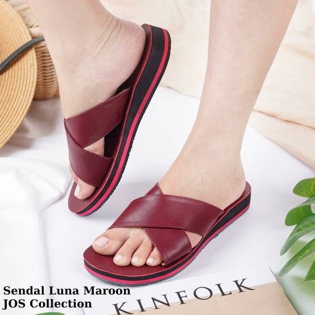 Sandal Wanita - Wedges Luna by Jos Collection