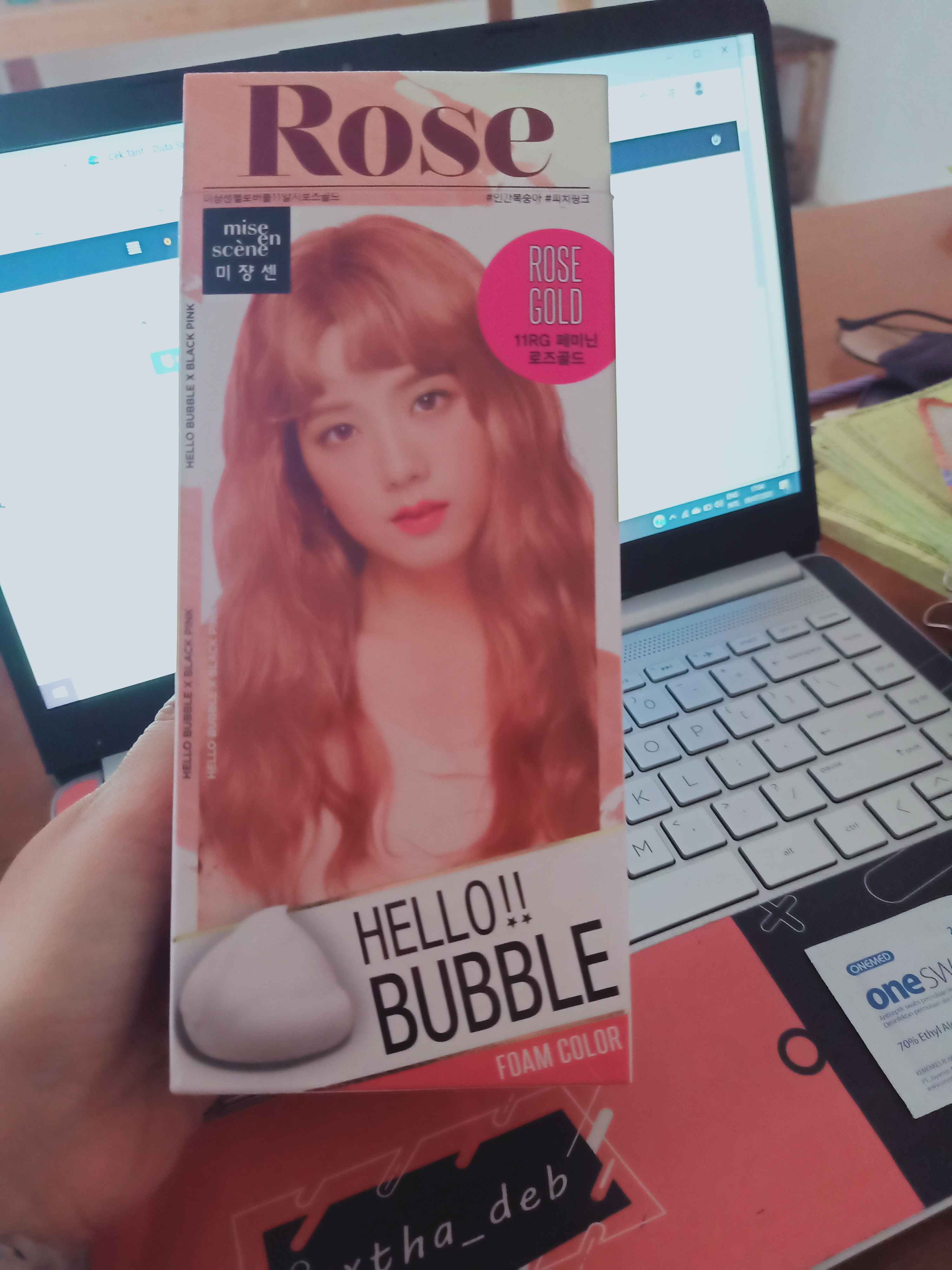 MISE EN SCENE HELLO BUBBLE CAT  RAMBUT  HAIR COLOR BLACKPINK  
