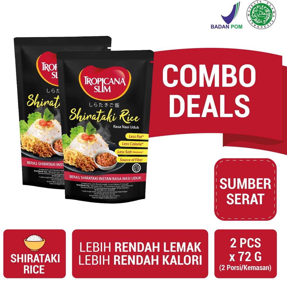 

[Star] Twin Pack - Tropicana Slim Shirataki Rice 72 g - Bantu Dukung Hidup Sehat .,,.,.,