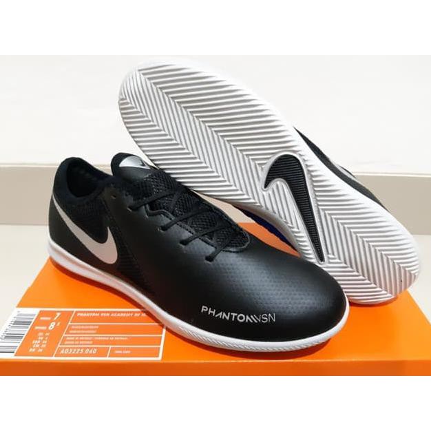 FUTSAL SHOES ORIGINAL GRADE SEPATU FUTSAL NIKE PHANTOM VSN ACADEMY DF IC BLACK BLUE KUALITAS PREMIUM