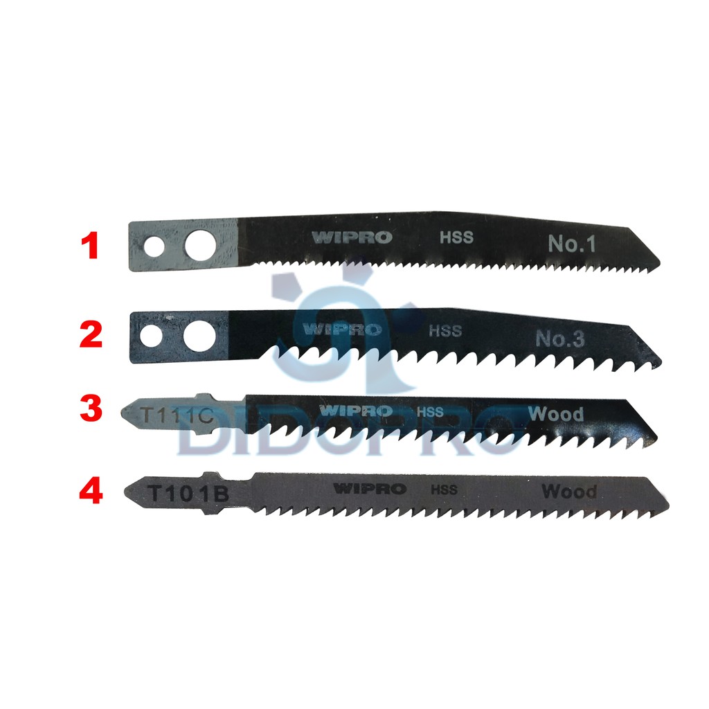 MATA GERGAJI MESIN / JIG SAW BLADE HSS WIPRO