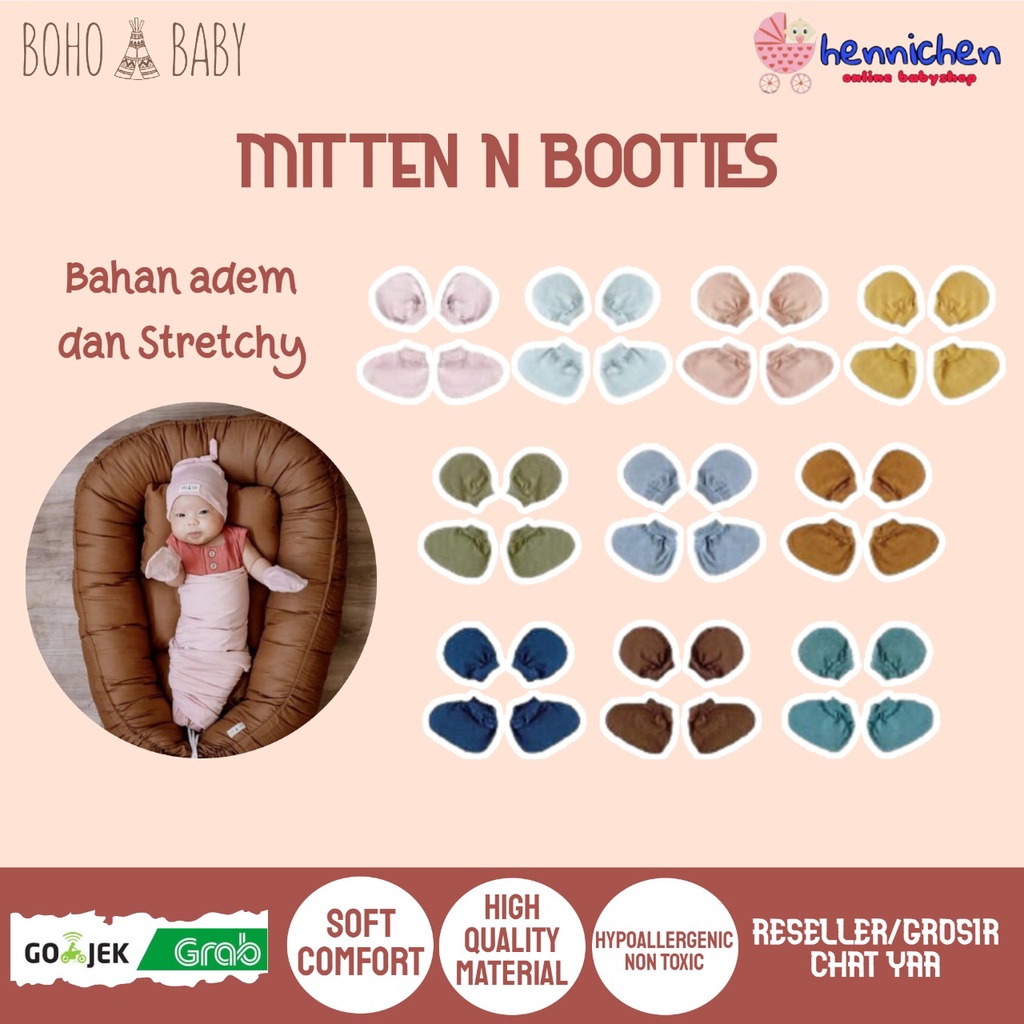 BohoPanna Sarung tangan &amp; sarung kaki mitten mittens &amp; socks