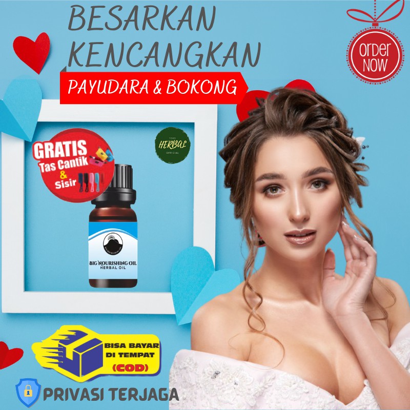 Pengencang Dan Pembesar Payudara Bokong Susu Aman Cepat Ampuh Permanen Murah Big Nourishing Oil TH12