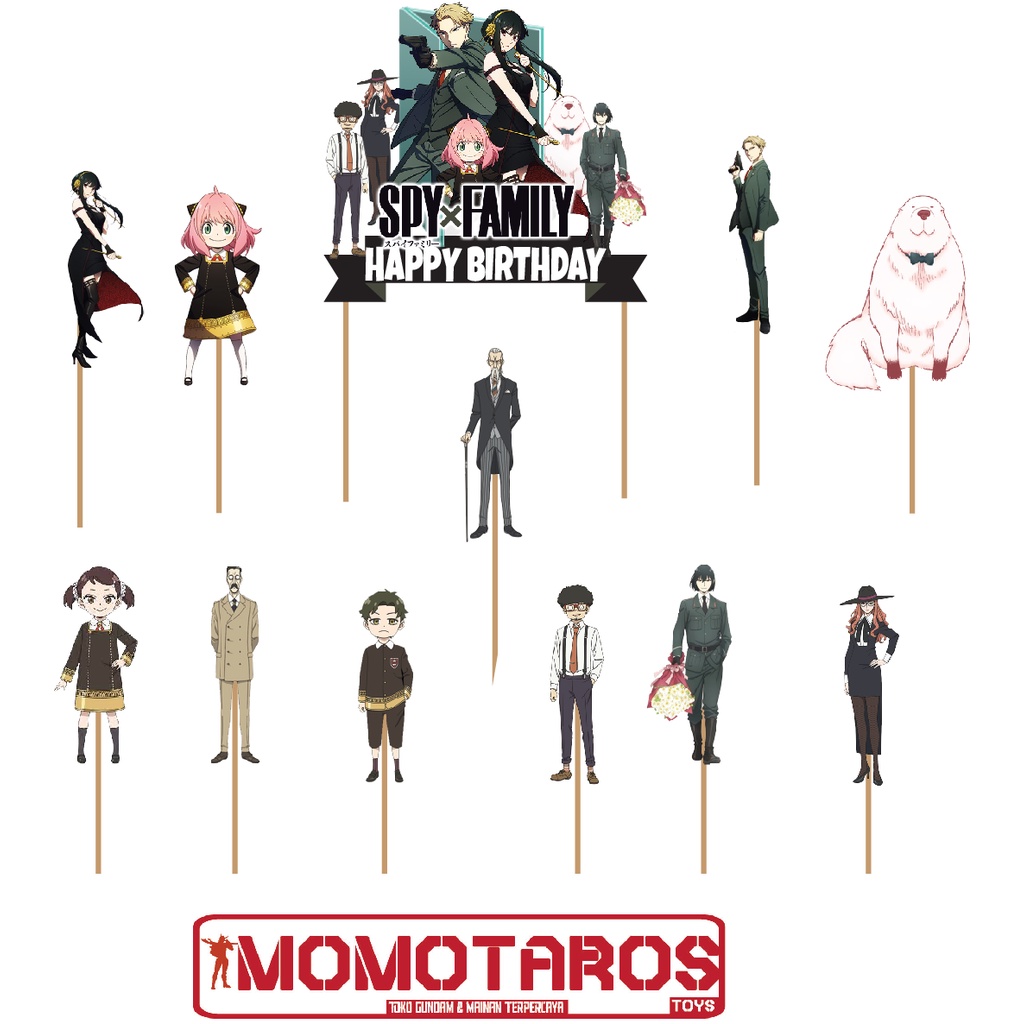 Topper cake Spy X Family set