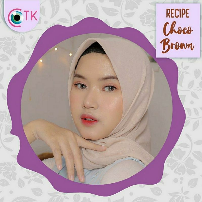 Softlens RECIPE CHOCO BROWN MINUS -0.50 S.D -6.00 | Shopee Indonesia