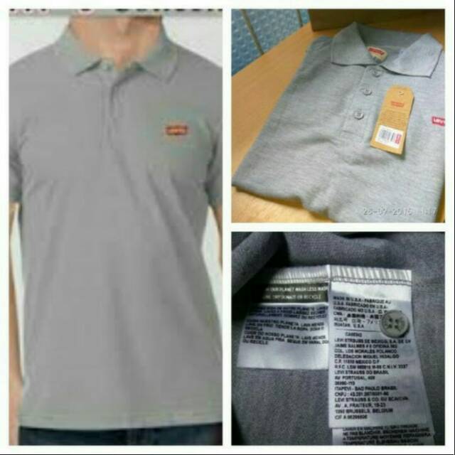  Baju  oblong kerah  levis  original Shopee Indonesia