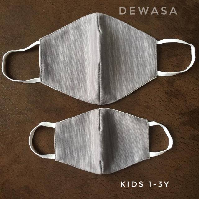 Masker kain dewasa &amp; anak 4-10Y | DUO KRUCILS