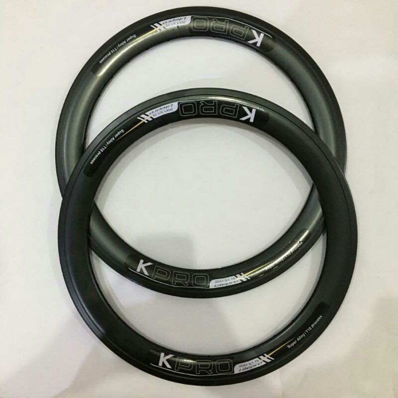 Rims Velg Litepro Kpro 406 20 inch 32 hole (murni) 2pcs
