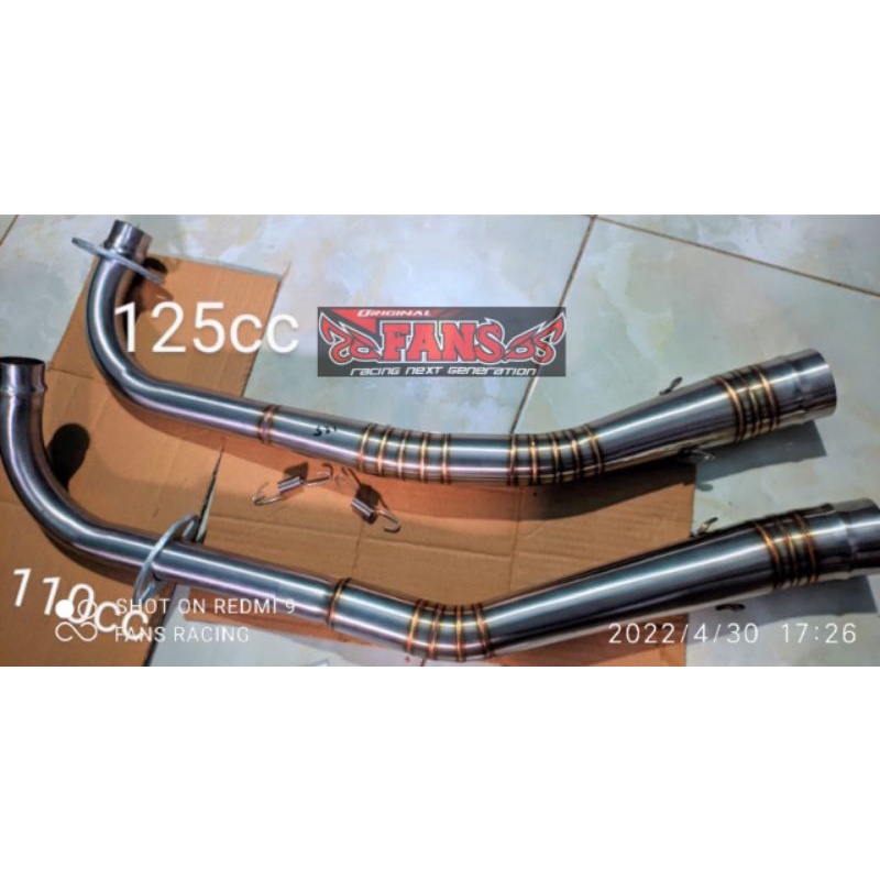 Paip Leher Knalpot Racing Supra 110 Supra X 125 Vega Vega R Vega ZR Jupiter Z Revo Blitz Xrm 125 /11