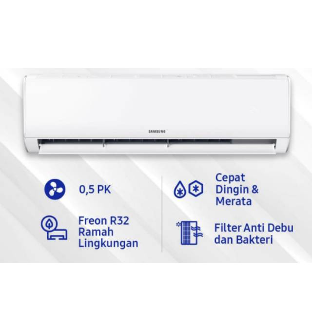 SAMSUNG AR 05 TGHQASI / AIR CONDITIONER AC SPLIT 0,5 PK FREON R32 / AR05TGHQASI