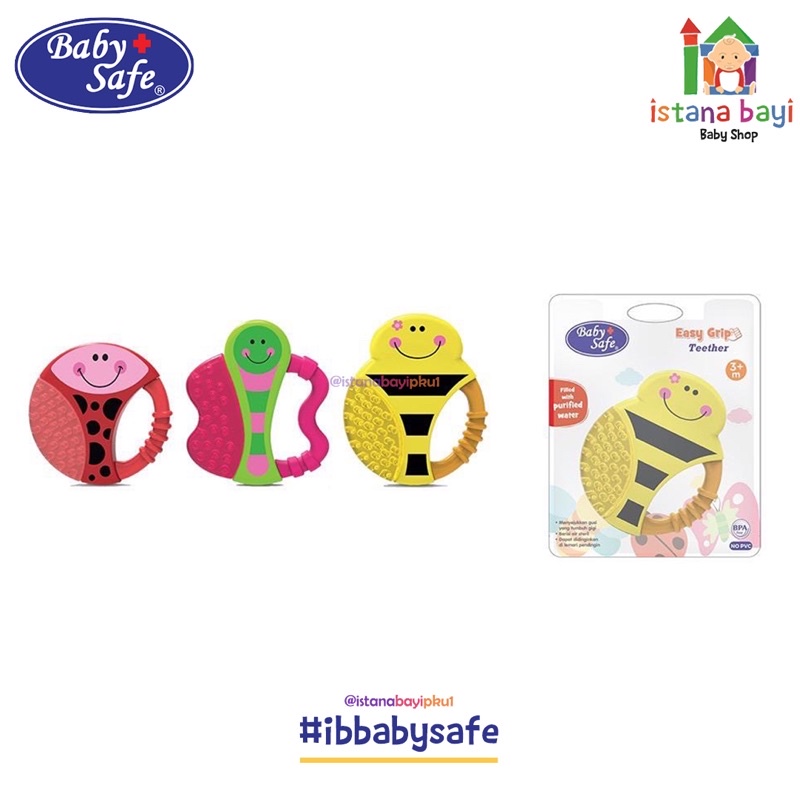 Baby Safe TT002 Easy Grip Cooling Teether - Gigitan bayi