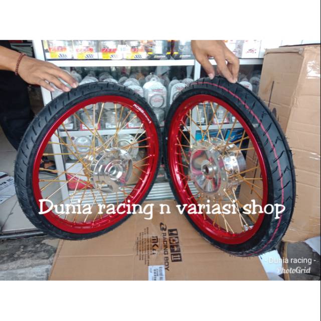 Paketan Velg NMAX Old Nmax New Aerox 155 ring PCX 150 PCX 160 17 sama Ban luar dalam Velg Rossi paketan