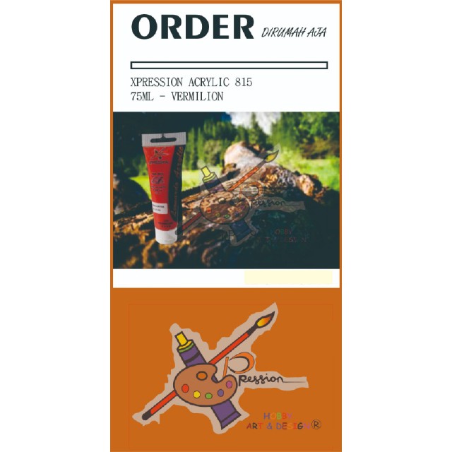 

XP LEONARDO ACRYLIC 75 ML VERMILION