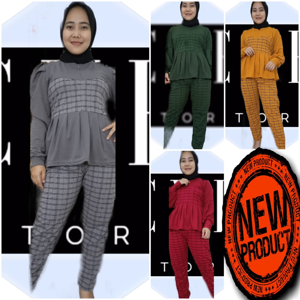 SETELAN VOXY MUTIARA (3308) SET PAKAIAN WANITA MUSLIM -[XL] [COD]