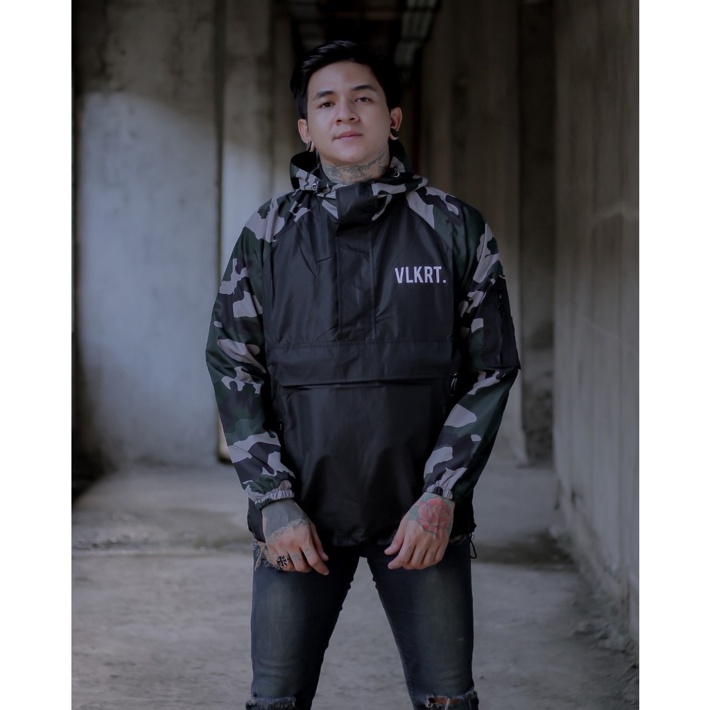 JAKET CAGOLE VOLKERT LORENG / CAOUGLE JACKET CAMO / JAKET PARASUT UNISEX / JAKET GUNUNG / JAKET ANTI AIR / JAKET PENDAKI