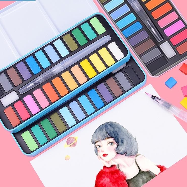 

GRATIS ONGKIR Kaikki Cat Air Sponge Lukis 24 Warna Watercolor Set ♫ 870