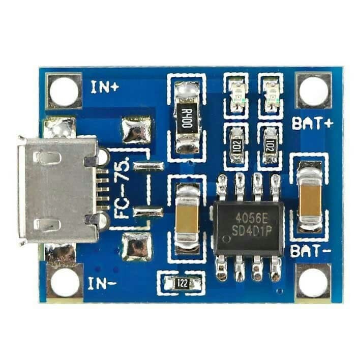 TP4056 LIPO CHARGER BATTERY LITHIUM MICRO USB CHARGING MODUL 1A DIY