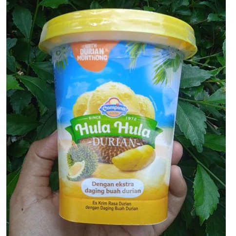 

Ice Cream campina hula hula durian 350mlx1pcs