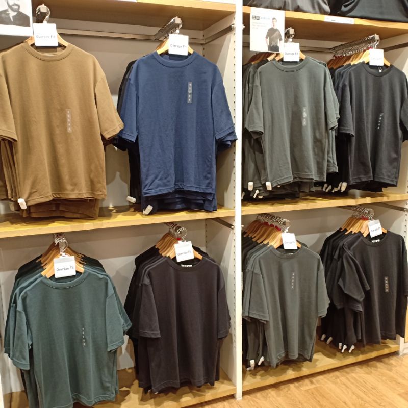 Tshirt Oversized Uniqlo Airism Man Jasa titip