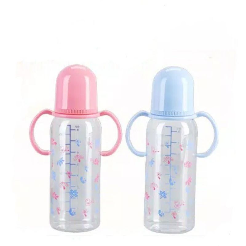 Botol Susu Bayi Anak 60ml 125ml 250ml tanpa dan ada gagang Empeng Dot BPA FREE BD17