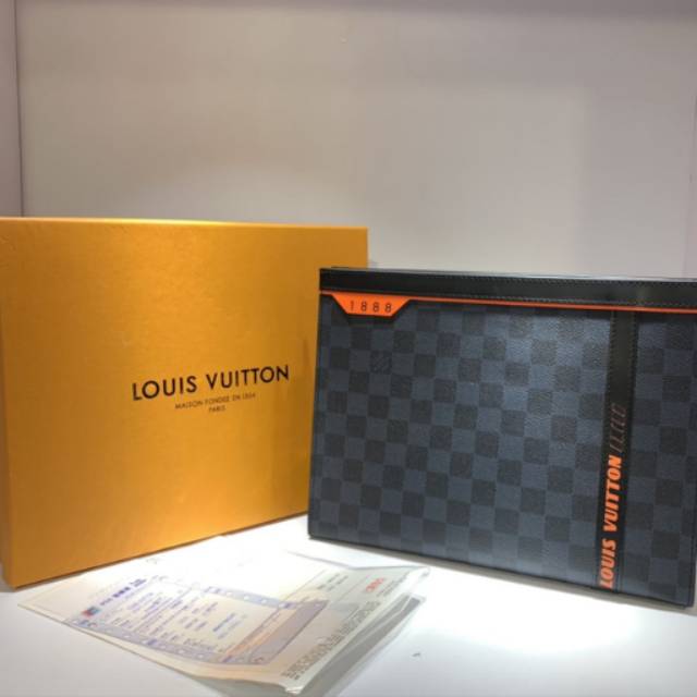 Clucth Tas Pria Wanita Louis Vuitton
