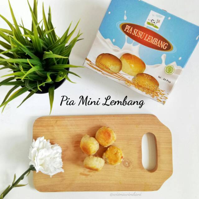 Pia Susu Lembang Bakpia Susu Mini Lezat 1BOX Isi 15 PCS Oleh Oleh Khas Bandung 400g