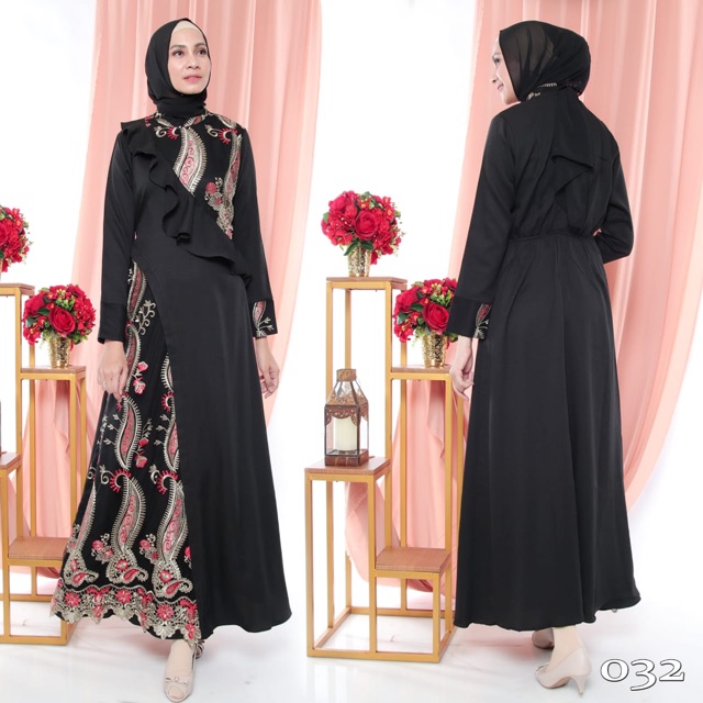 Gamis tile pesta jemia 032 ⛔️⛔️SALE ⛔️
