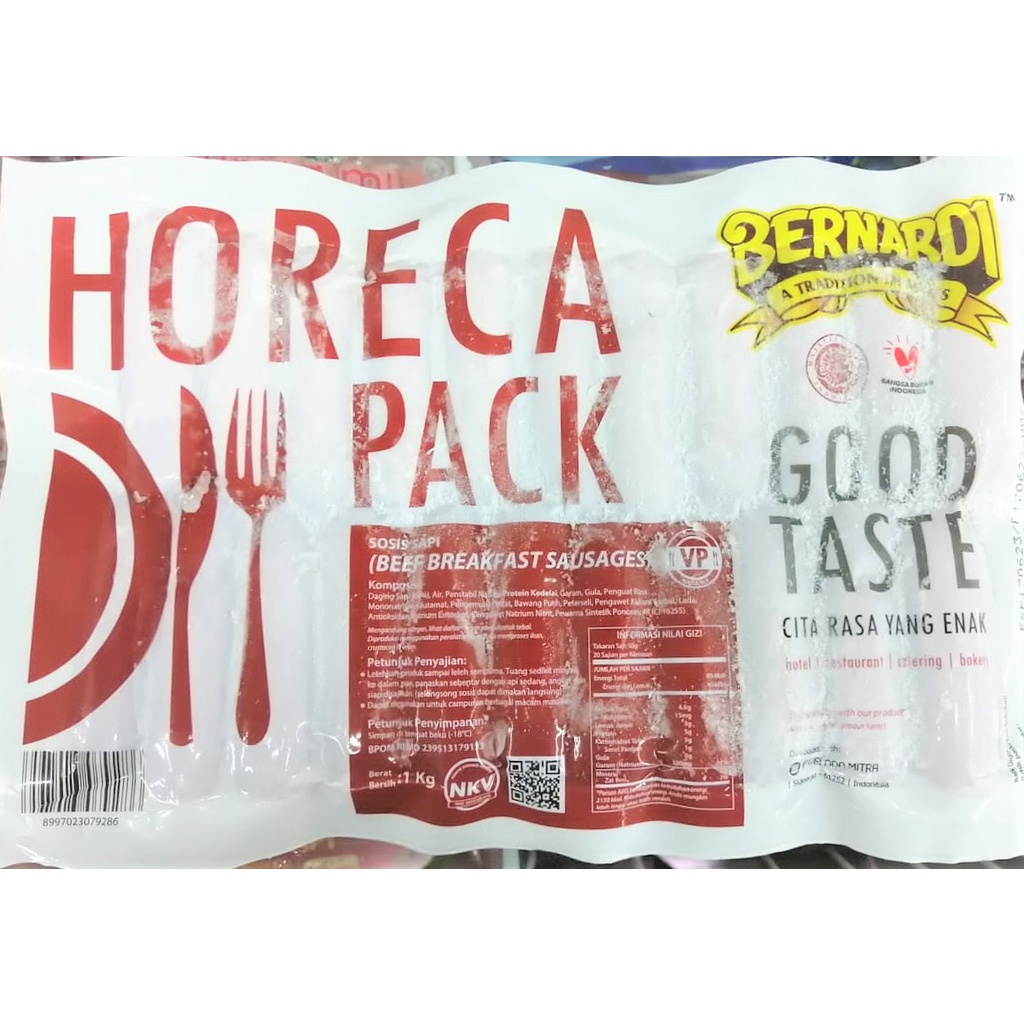 

Bernardi (BHP) Beef Breakfast VP 1kg