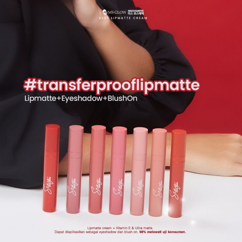 sexy glame matte by ms glow / lipstick ms glow