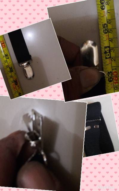 Suspender warna putih lebar 2.5cm dewasa lebih panjang dari yg murah warna putih dan  hitam juga ada