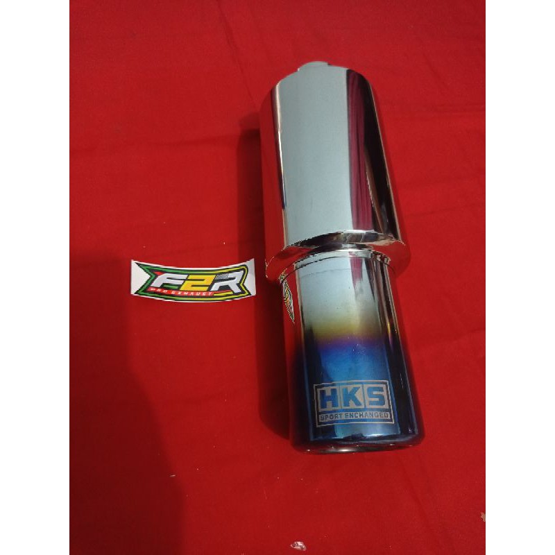 knalpot mobil hks gronel blue