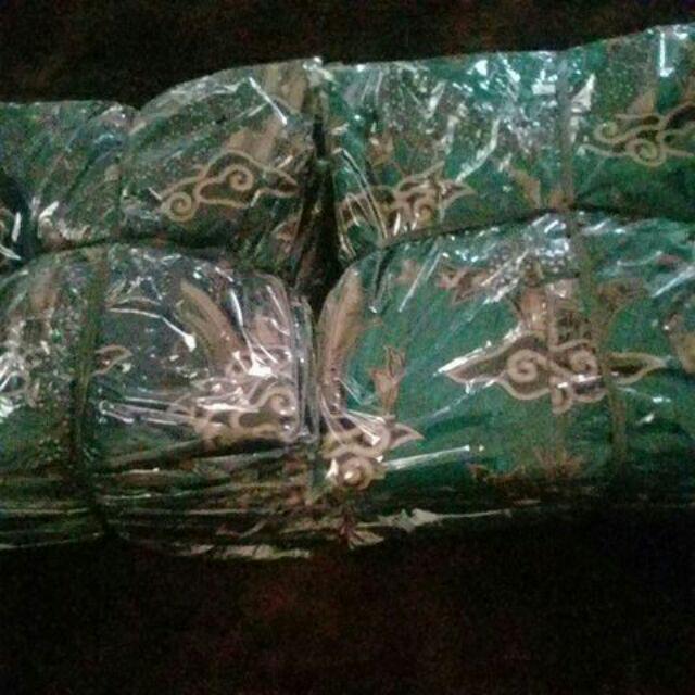 Set Batik Tradisional Couple • Blouse Bolero Hem Batik Pria • Atasan Batik • Motif Bambu