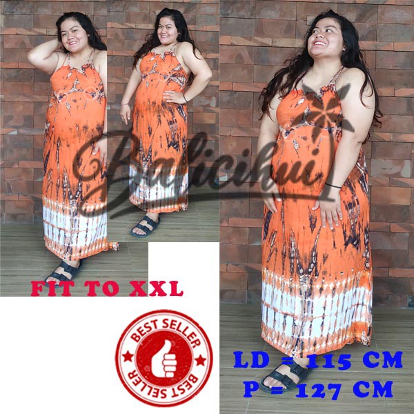 Balicihui Daster Pelangi Jumbo Panjang Bali Daster Jumbo Pelangi Fit To XXL Daster Jumbo Wanita