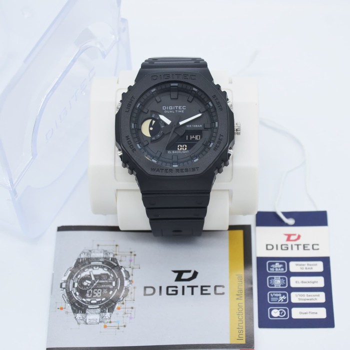 terbaru 2021 Digitec DG-3119T - Jam Tangan Pria - Double Time GA2100 / GA-2100 87756