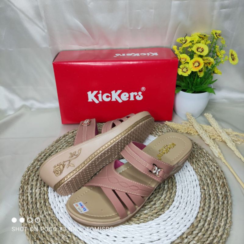 Sandal Wedges Wanita Selop BAN 2