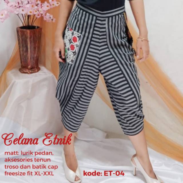 CELANA ETNIK | CELANA TENUN CASUAL | CELANA TRENDY