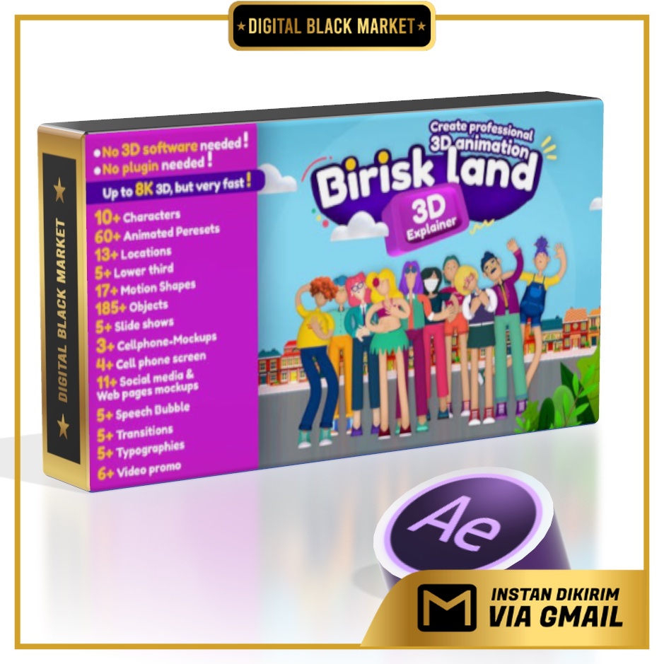 Briskland Professional 3d Explainer Toolkit After Effects Extension