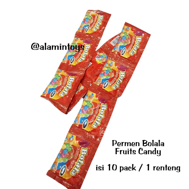 

Permen Jadul Bolala permen rasa buah isi 10 bungkus