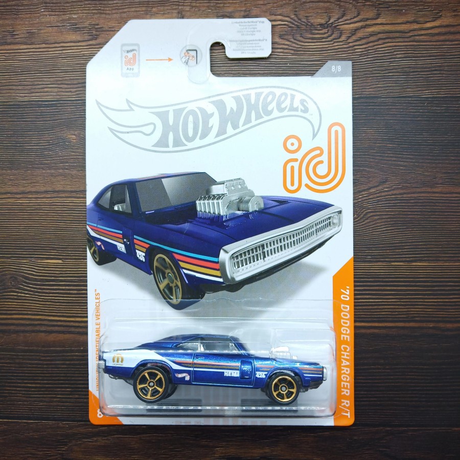 HOT WHEELS ID 1970 DODGE CHARGER RT BIRU HW ID MOBIL MOBILAN MAINAN ANAK LIMITED EDITION PROMO MURAH