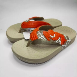 YK2011 Sandal Jepit Anak Laki Laki Motif Spiderman Merek Inkayni Ukuran 24-29