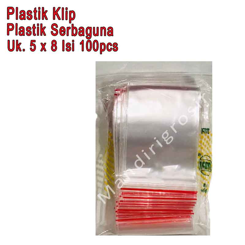 Plastik Serbaguna * Plastik Klip * Plastik uk.5 x 8 100pcs