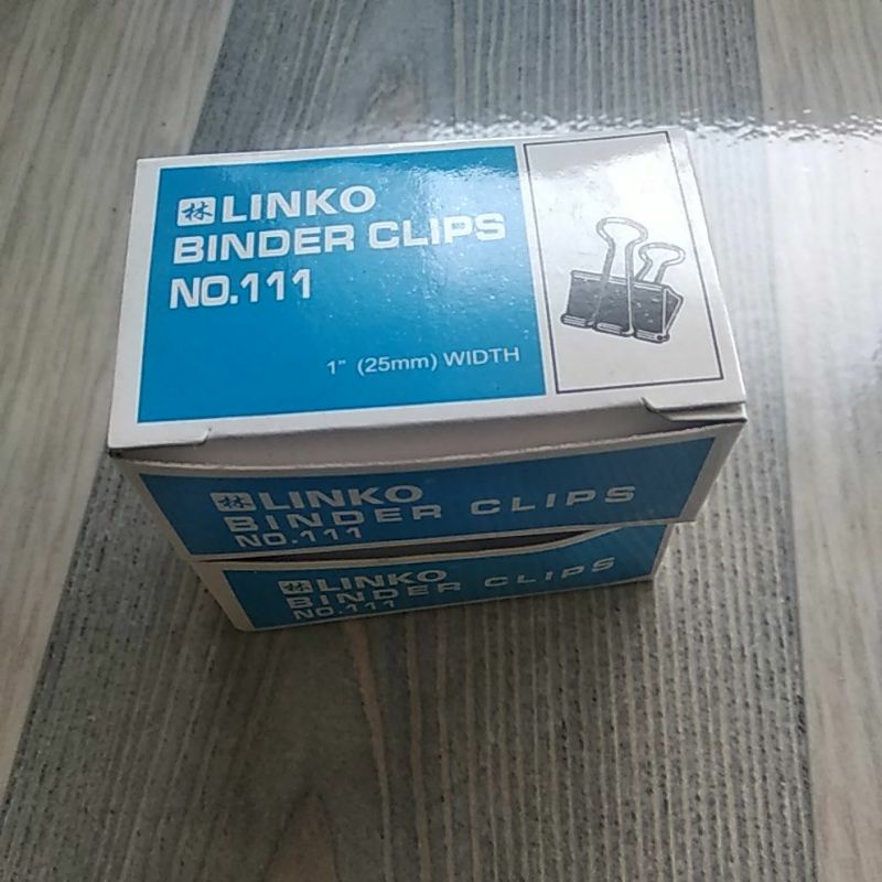 

Binder Clips No. 111 (25 mm) / Klip Penjepit Kertas / Paper Clip