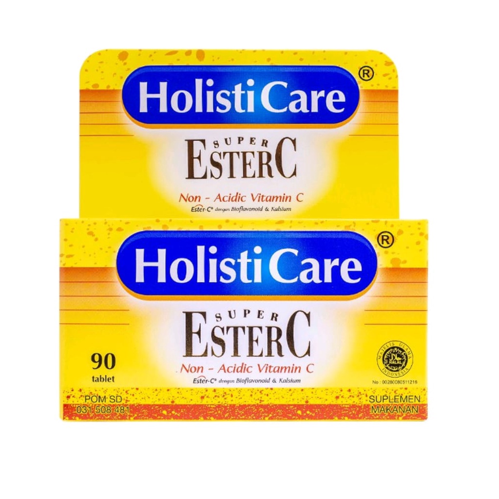 ESTER C VITAMIN C HOLISTICARE 30 TABLET 90 TABLET