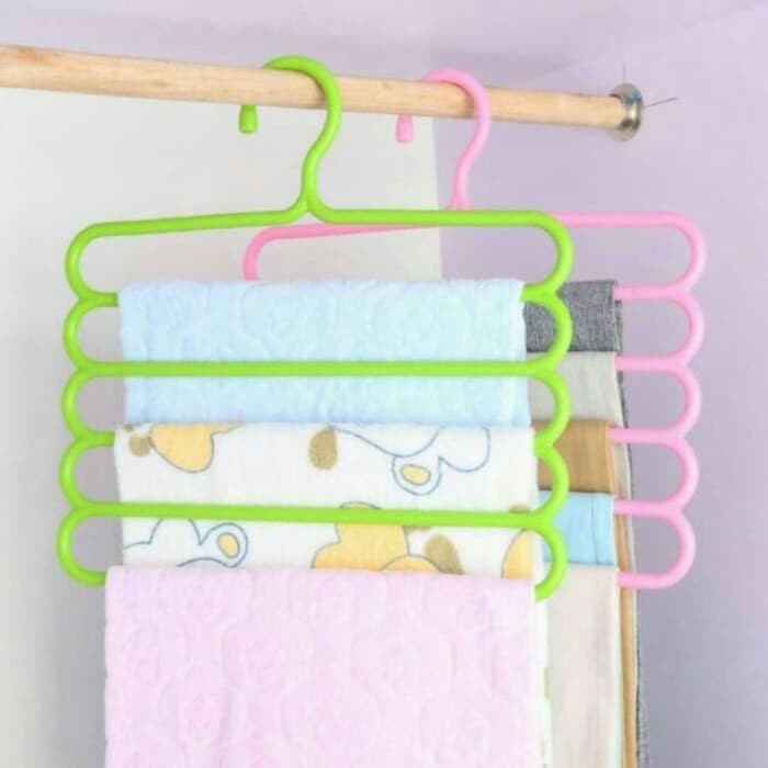 Hanger Gantung 5 in 1/ Gantungan Baju / gantungan jilbab / gantungan hijab 5in1 / gantungan 5 layer