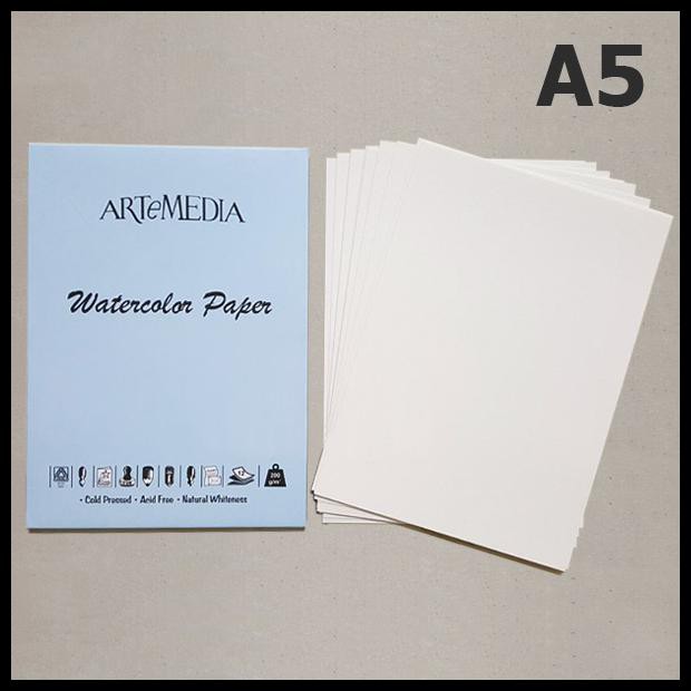 

ARTEMEDIA WATERCOLOR PAPER A5 - 200GSM