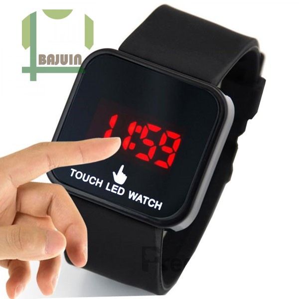 Jam Tangan Pria LED Layar Sentuh / Jam Tangan Cowo Unik