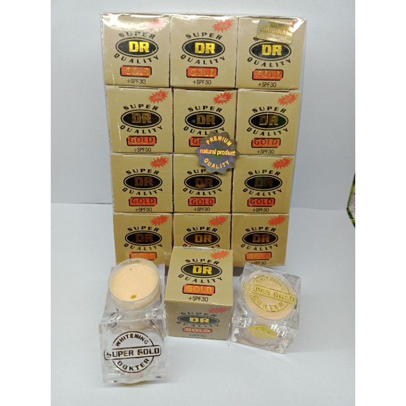 CREAM DR GOLD TUTUP TIMBUL ORIGINAL / Dr Gold - TIMBUL Lusinan ( ISI 12 PCS )