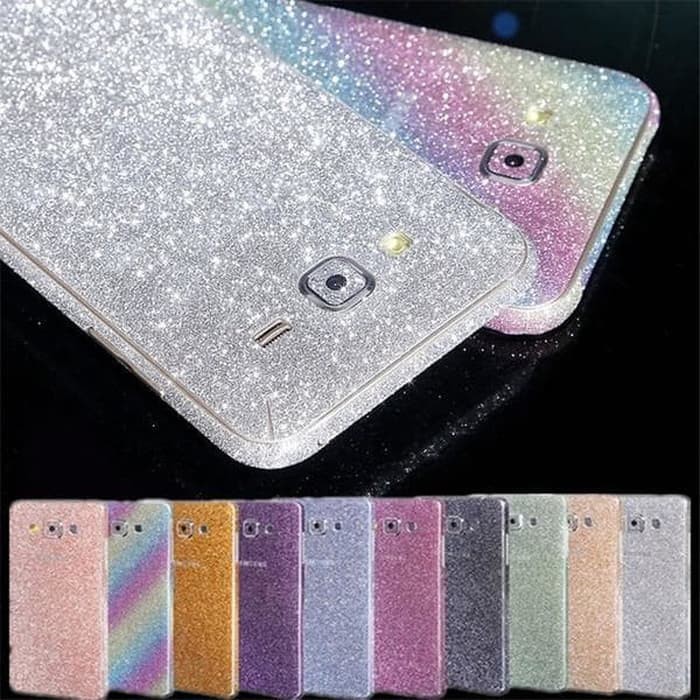 

Oppo f3 r9s garskin insulation sticker glitter lapisan stiker gliter