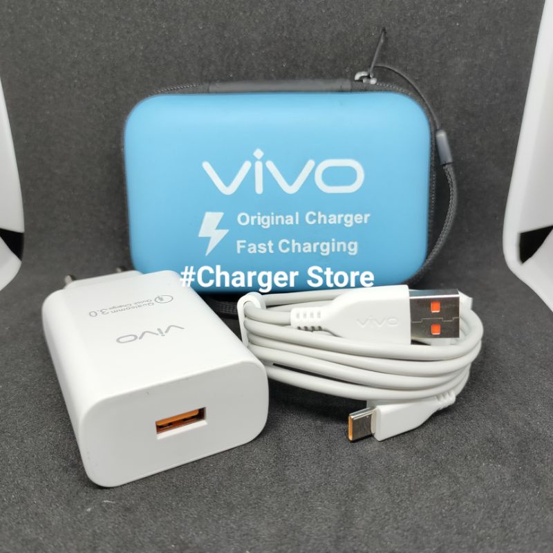 Charger Vivo V17 V17 Pro V19 Z1 S1 Pro V20 V20 SE ORIGINAL 100% Fast Charging Type C