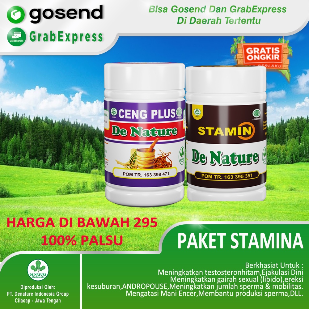 Paket Lengkap Obat herbal Penujang  Stamina Pria Wanita